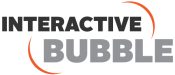 interactive bubble logo